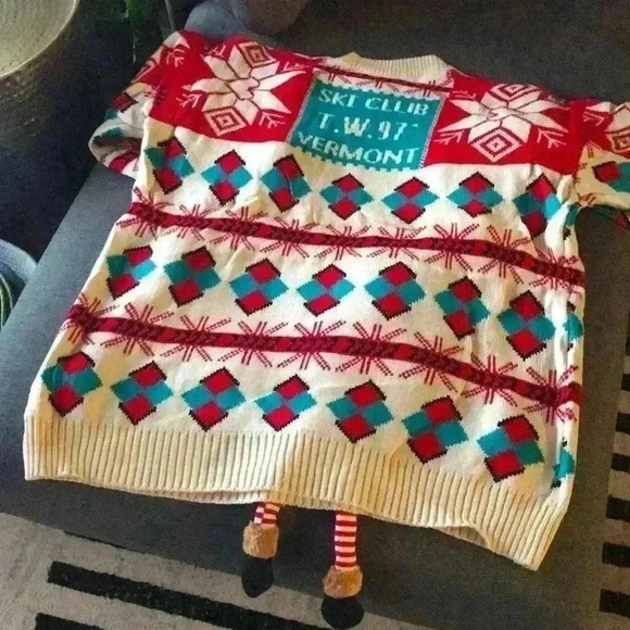 Long Legs Snowman☃️ Christmas “Not That Ugly” Sweater - Picture 5 of 7